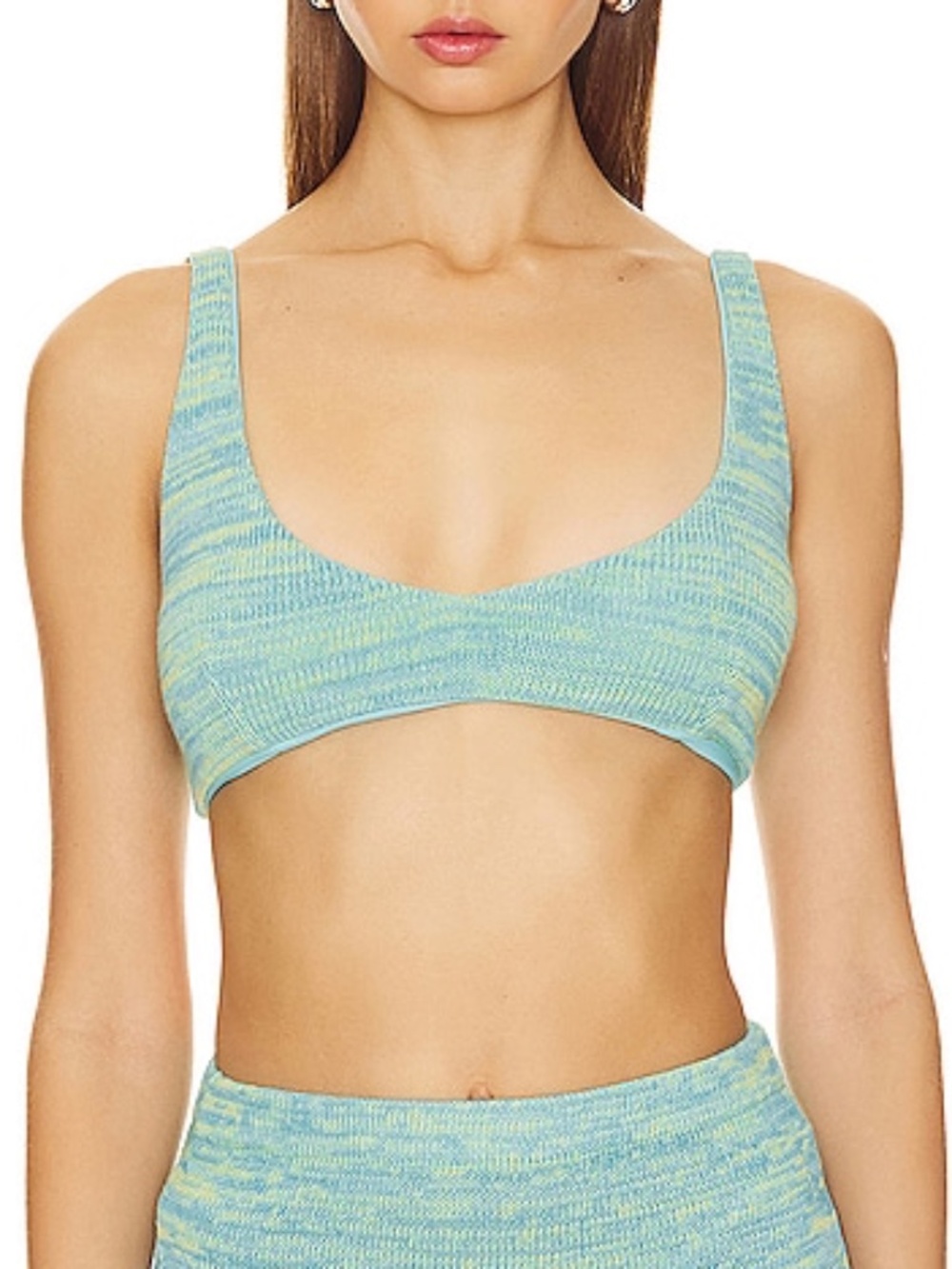 VDM Teal Knit Bianca Bralette